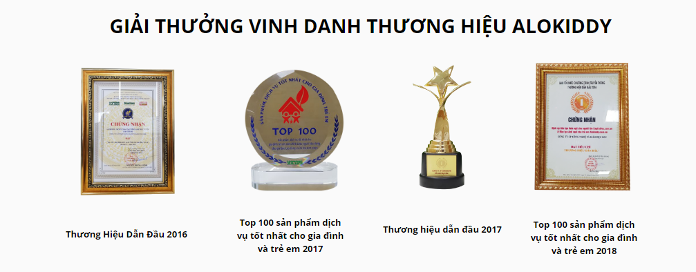 Giải thưởng vinh danh Alokiddy